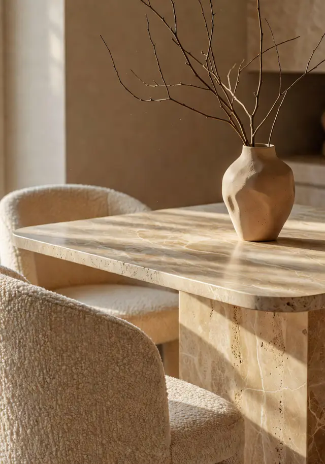 Dining corner detail styled by DecorAI AI home design app